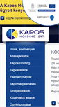 Mobile Screenshot of kaposholding.hu